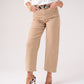 Love Laura Carrot Barrell Jeans In Beige