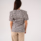 Love Laura Statement Collar Top In Leopard Print