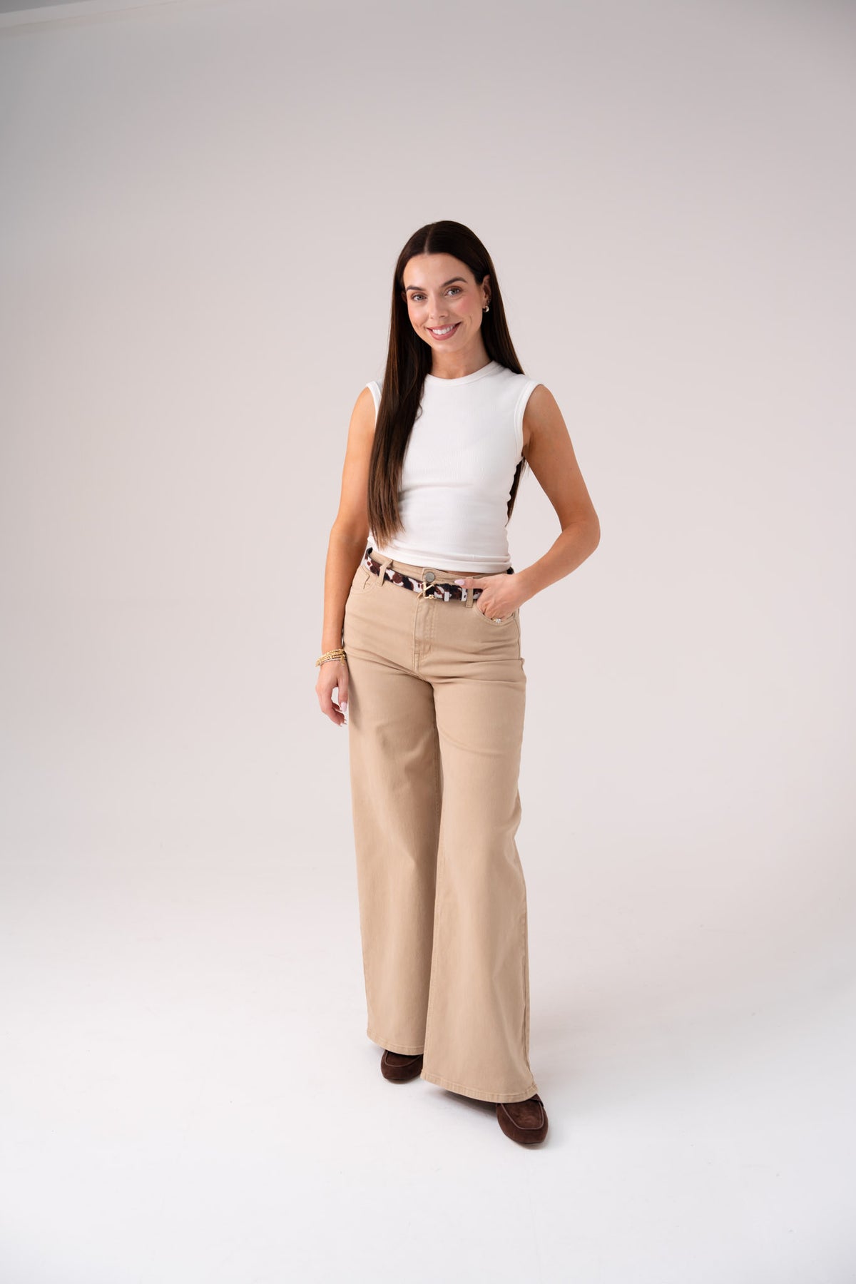 Love Laura Everyday Jeans In Beige