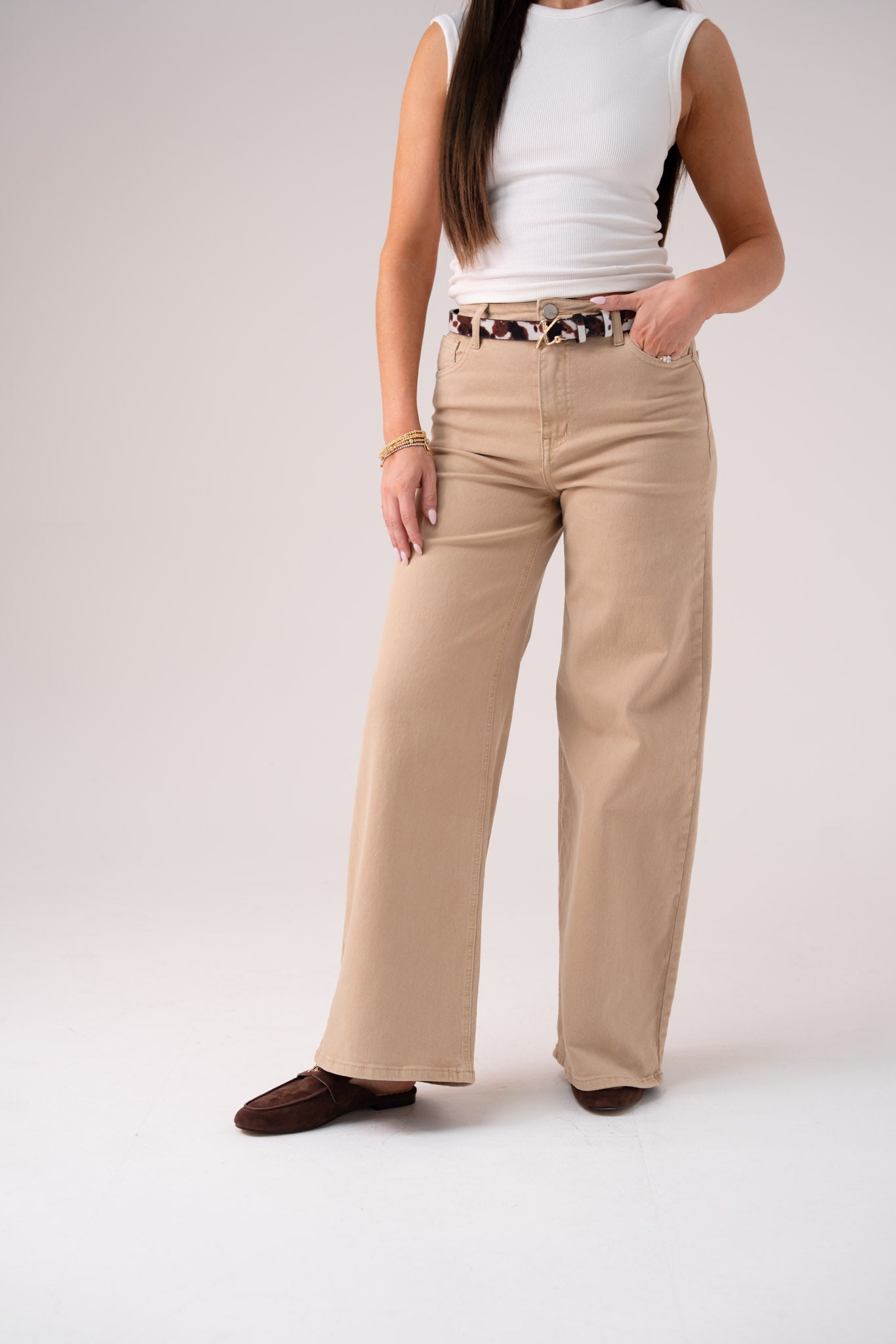 Love Laura Everyday Jeans In Beige