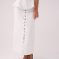 Love Laura Polka Dot Skirt In White