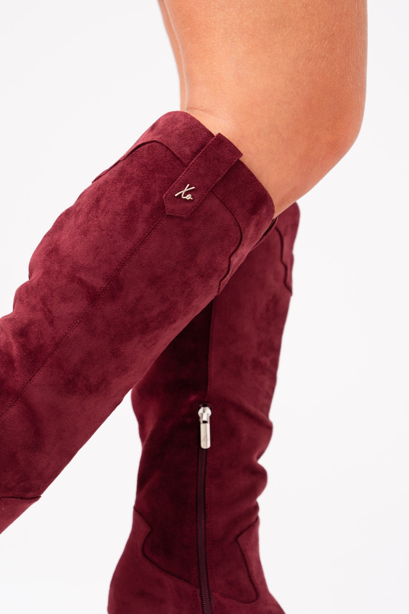 Love Laura Western Boot In Burgundy