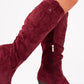 Love Laura Western Boot In Burgundy