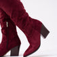 Love Laura Western Boot In Burgundy