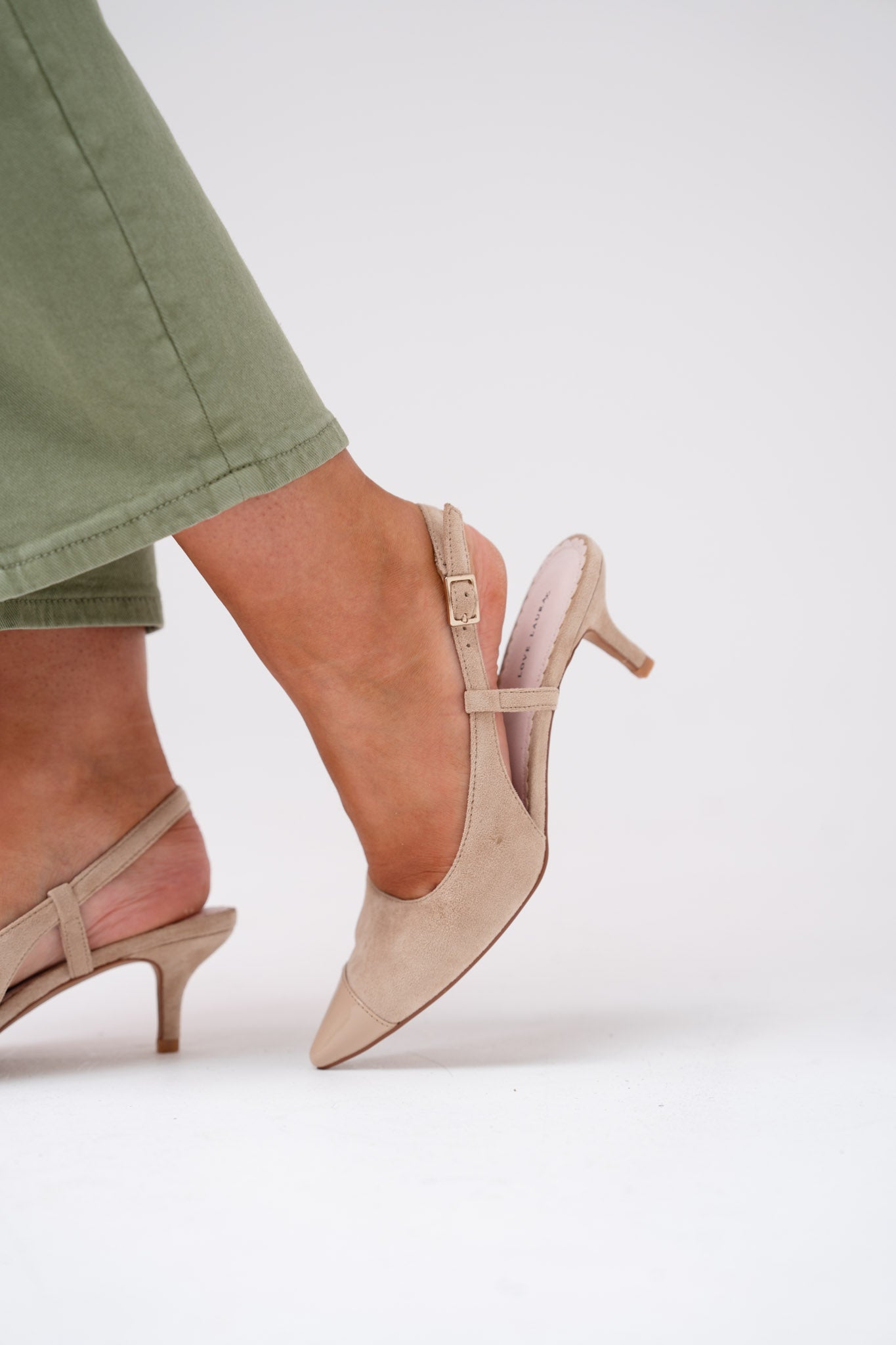 Love Laura Kitten Heel In Nude