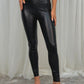 Freya Leather Look Leggings In Black OLD