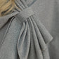 Jayme Bow Style Cape In Grey