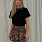 Indie Puffball Skirt In Leopard Print