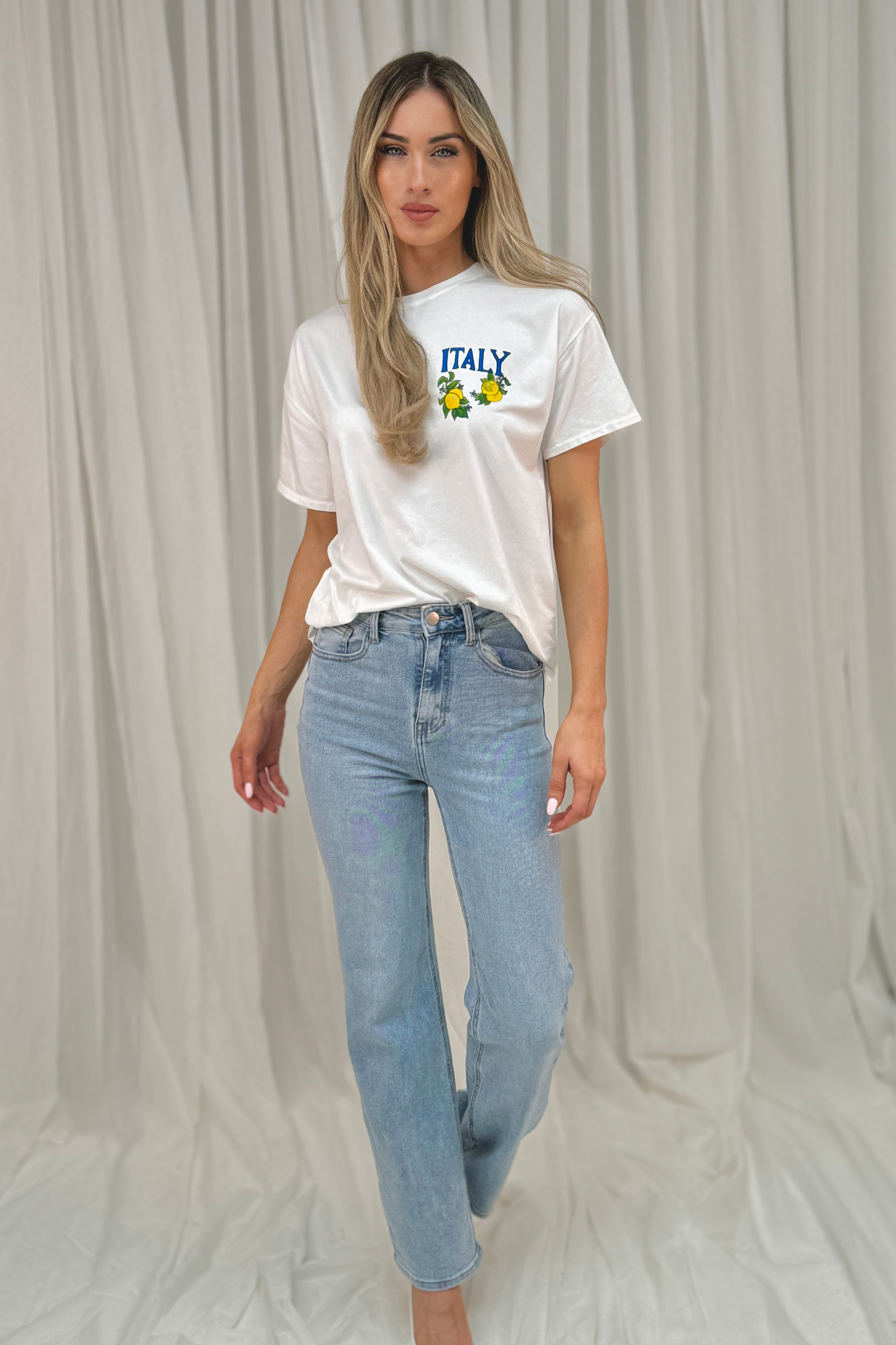 Melanie Lemons T-Shirt In White