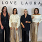 Love Laura Sequin Trouser In Champagne