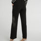 Polly Wide Leg Trousers In Black