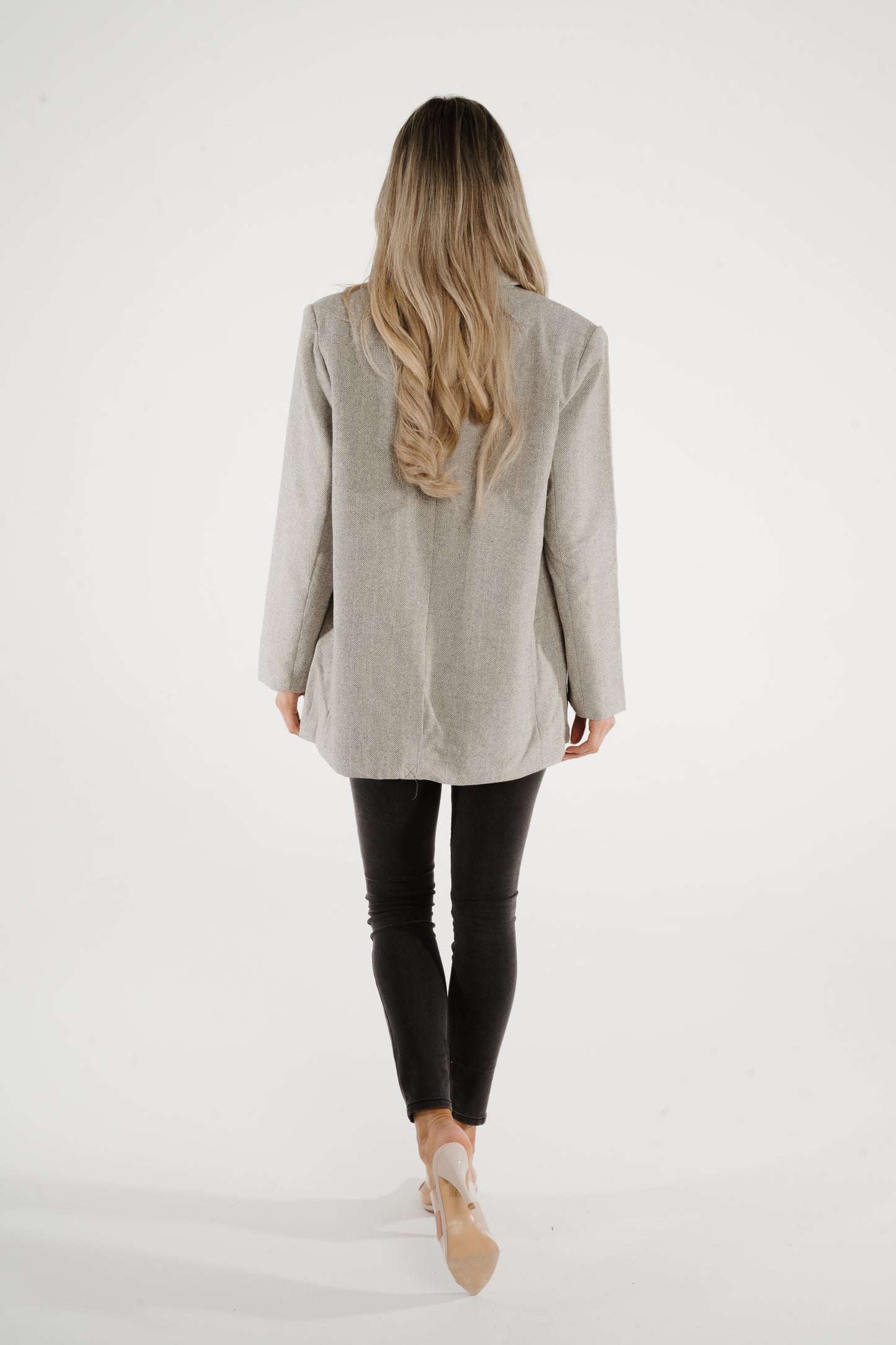 Elsa Blazer In Light Grey