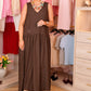 Love Laura Summer Maxi Dress In Chocolate