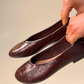 Izzy Faux Leather Pumps In Chocolate