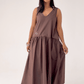 Love Laura Summer Maxi Dress In Chocolate
