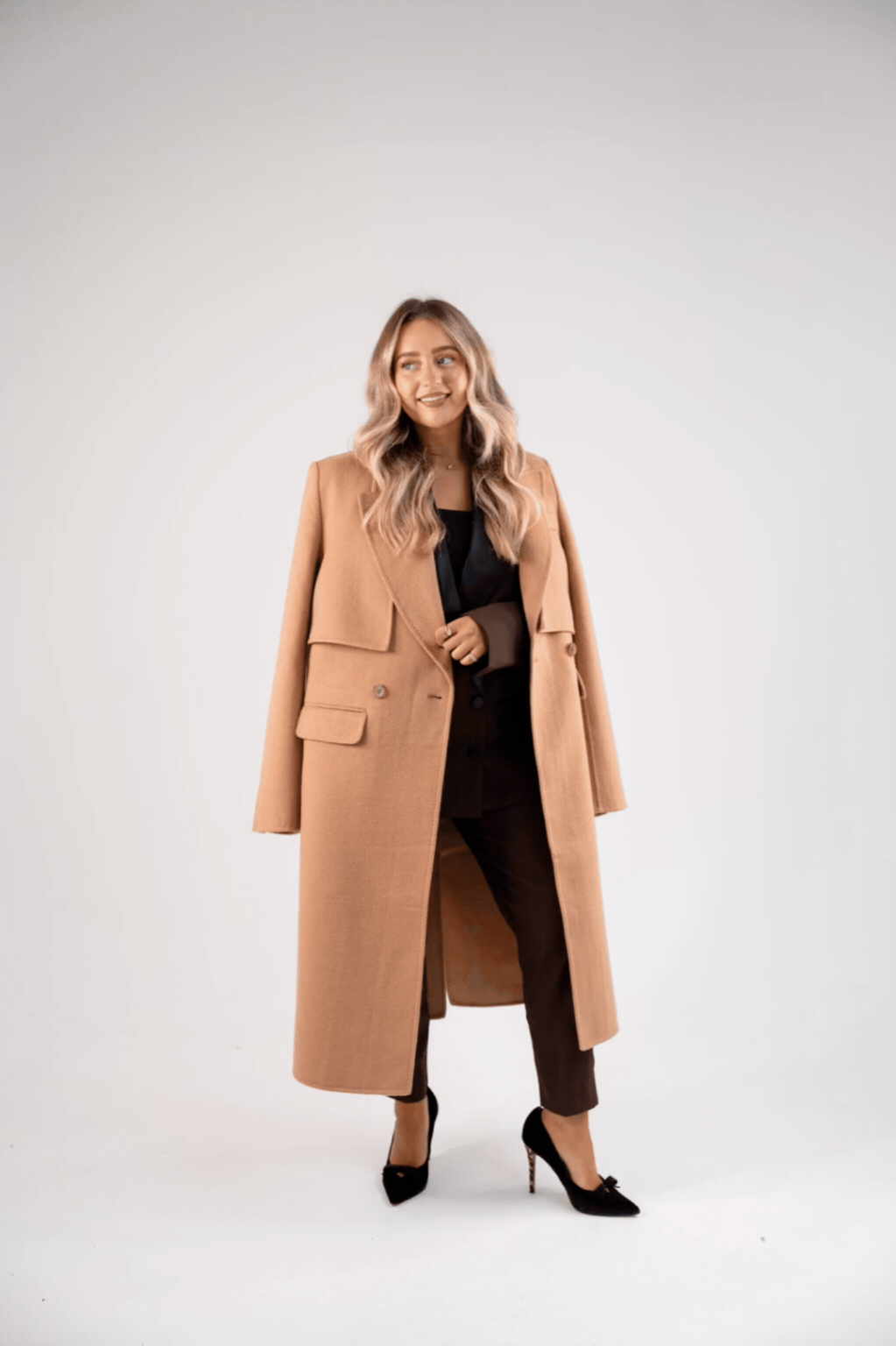 Love Laura Three Way Edit Coat In Camel