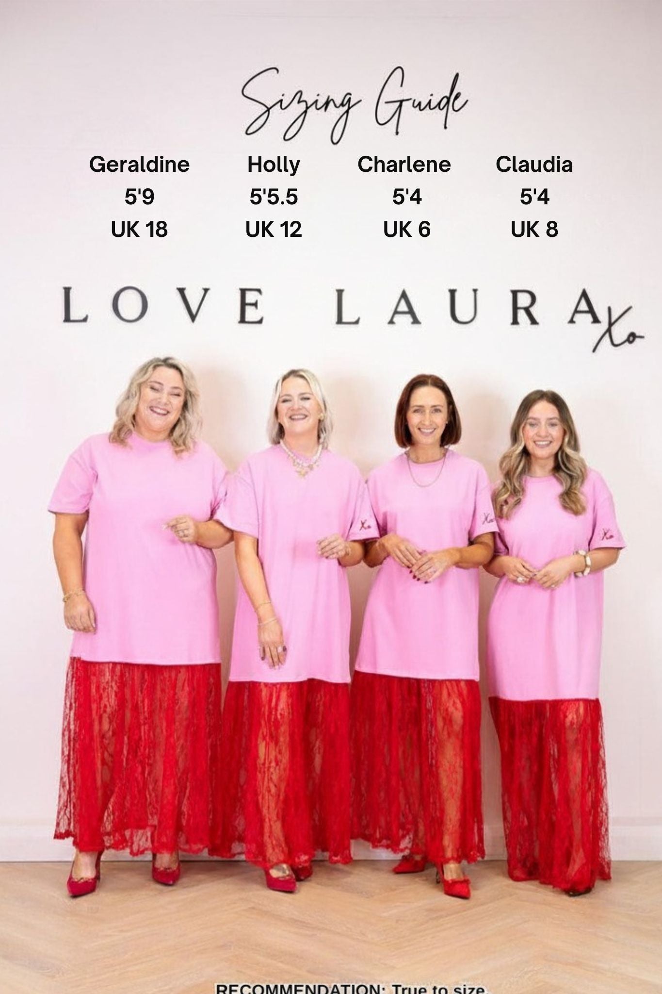 Love Laura Contrast T-Shirt Dress In Pink