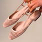 Izzy Woven Slingback In Blush