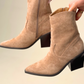 Lauren Ankle Western Boot In Neutral