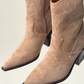 Lauren Ankle Western Boot In Neutral