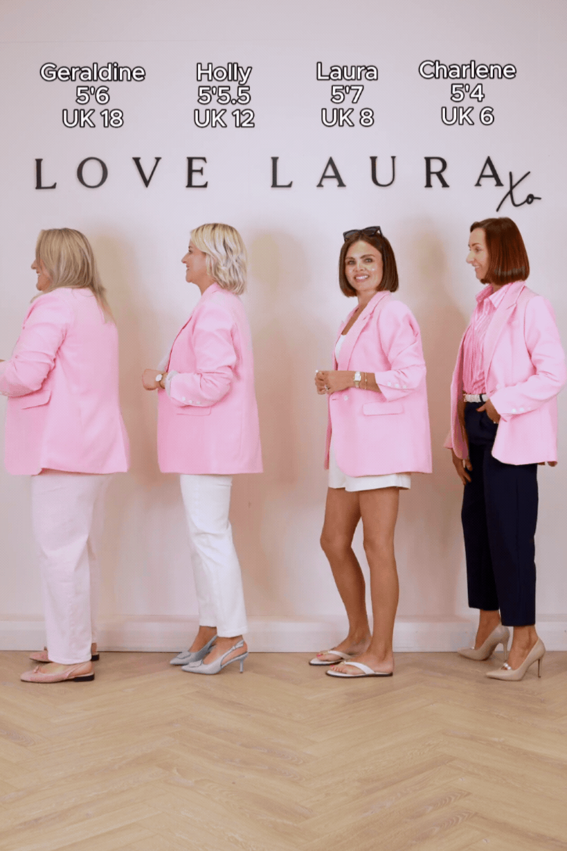 Love Laura Blazer In Pink