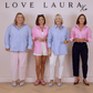 Love Laura Stripe Shirt In Pink