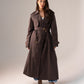 Willow Longline Trench Coat In Coffee