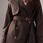 Willow Longline Trench Coat In Coffee