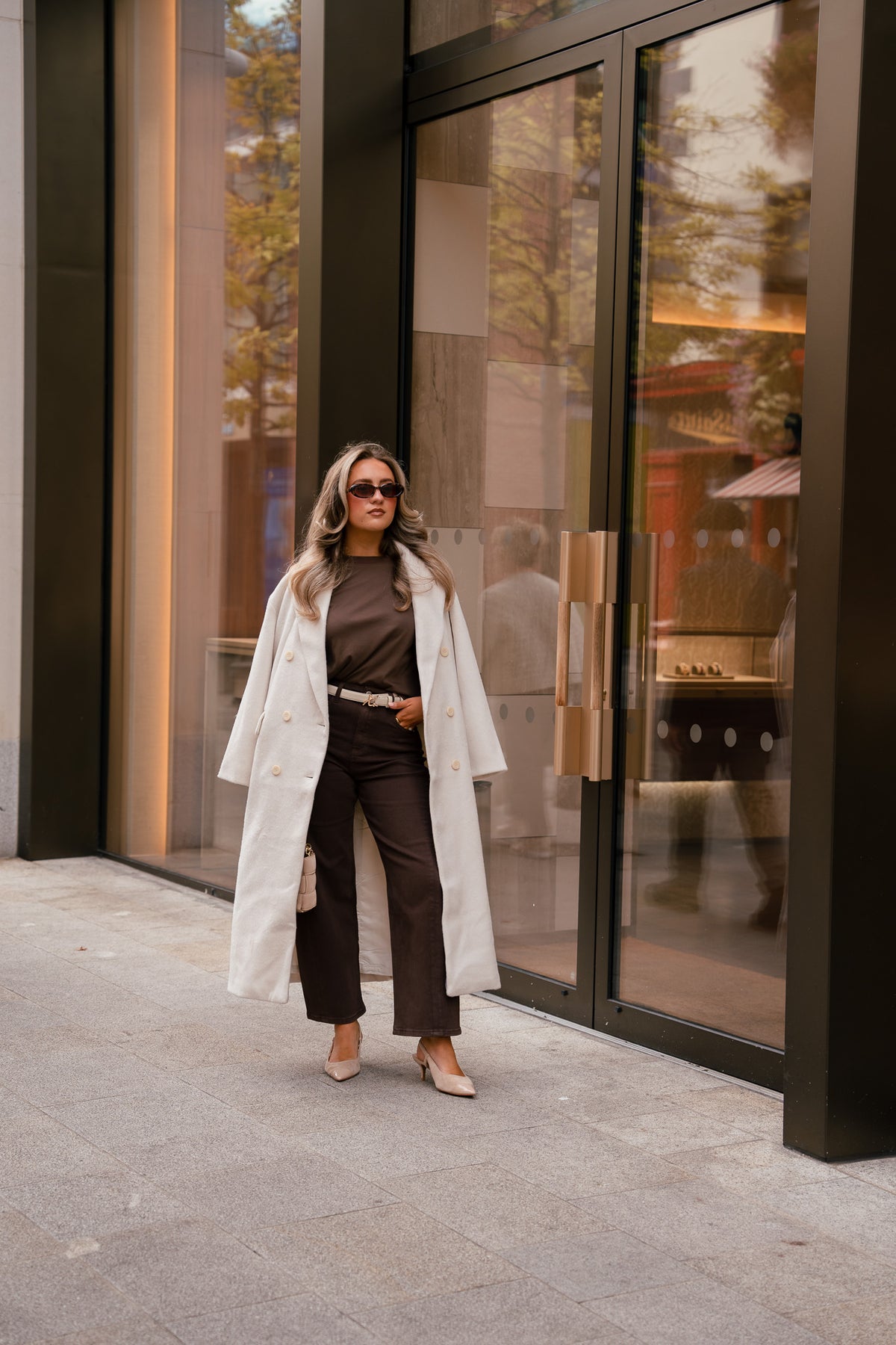 Love Laura Coat In Cream