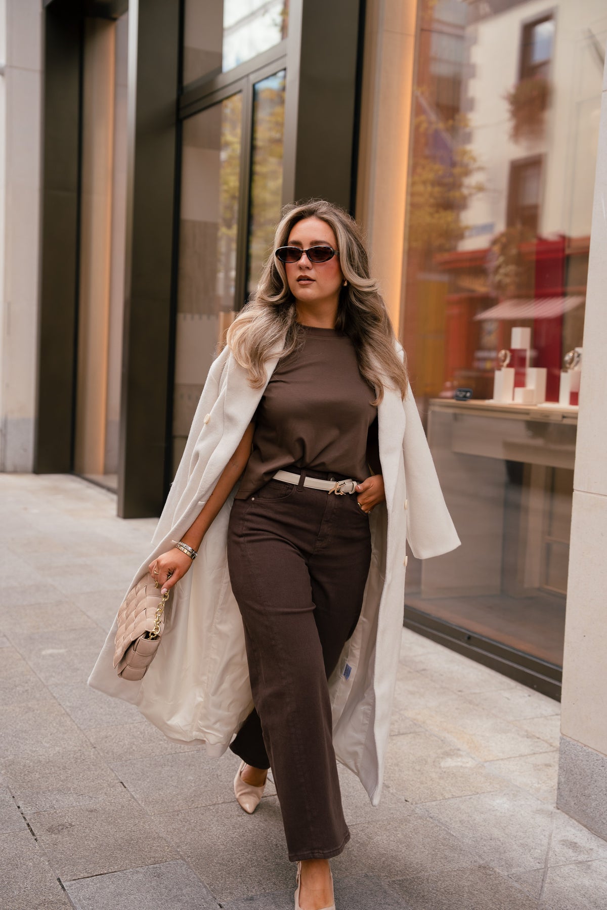 Love Laura Coat In Cream