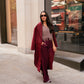 Love Laura Coat In Burgundy