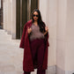 Love Laura Coat In Burgundy