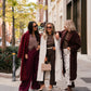 Love Laura Coat In Burgundy