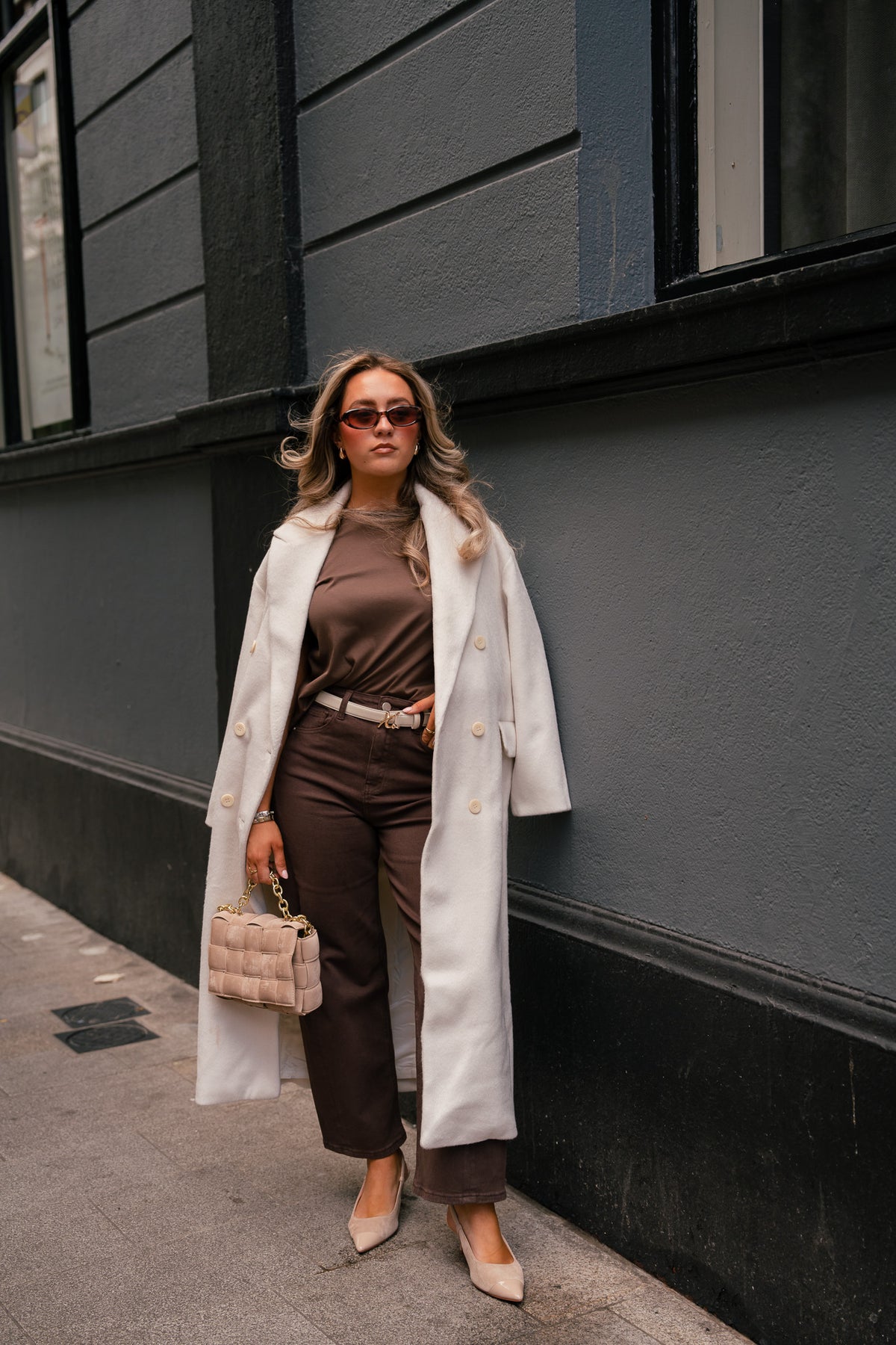 Love Laura Coat In Cream