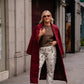Love Laura Coat In Burgundy