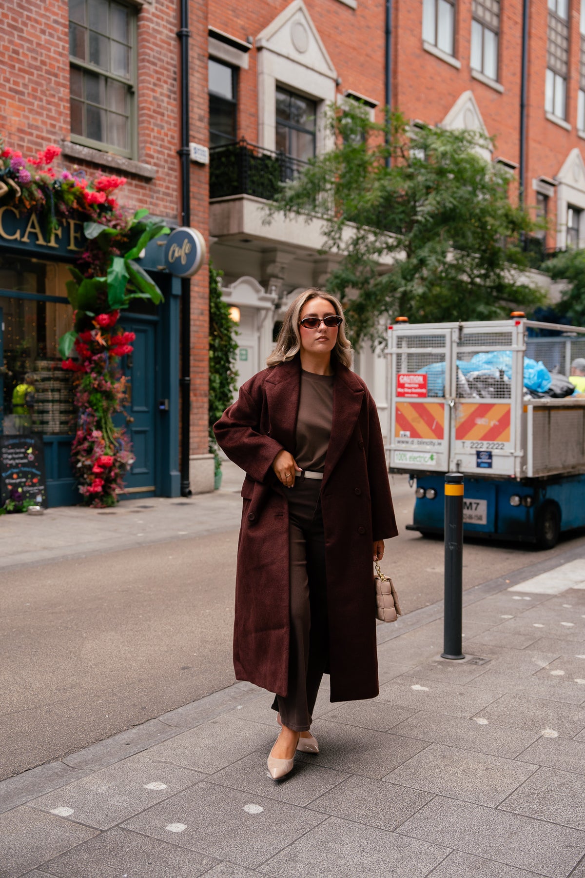 Love Laura Coat In Cocoa