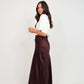 Love Laura Slip Skirt In Deep Plum