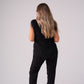 Love Laura Sculpted Trousers In Black