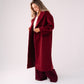 Love Laura Coat In Burgundy