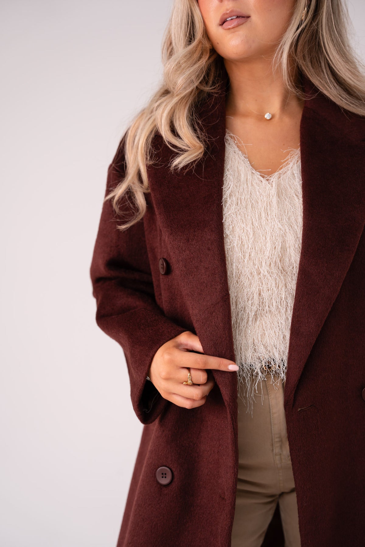 Love Laura Coat In Cocoa