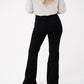 Love Laura High Rise Flare Jeans In Black