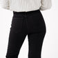 Love Laura High Rise Flare Jeans In Black