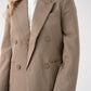 Love Laura Refined Blazer In Taupe