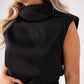 Love Laura Cowl Neck Top In Black