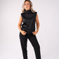 Love Laura Cowl Neck Top In Black