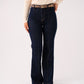 Love Laura High Rise Flare Jeans In Indigo