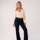 Love Laura High Rise Flare Jeans In Indigo