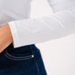 Love Laura Long Sleeve Scoop Top In White