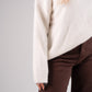 Iris Round Neck Jumper In White