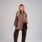 Elsa Check Shirt In Chocolate Mix